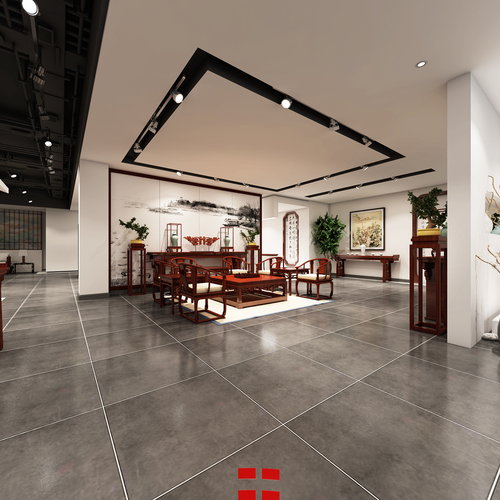 徐州 锦鸿轩中式红木家具展厅设计vr全景