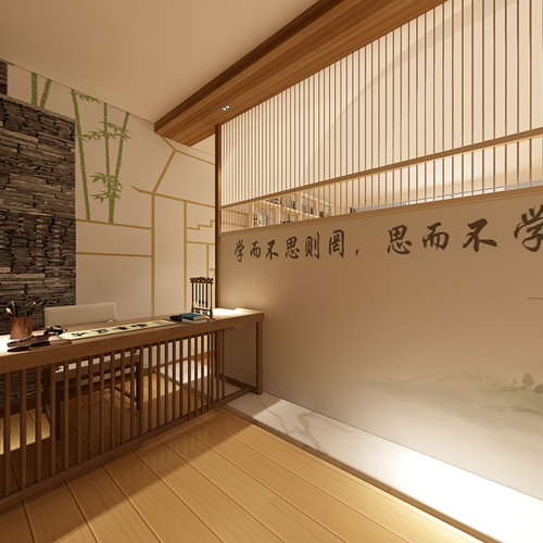 下店小学图书馆(入门玄关)