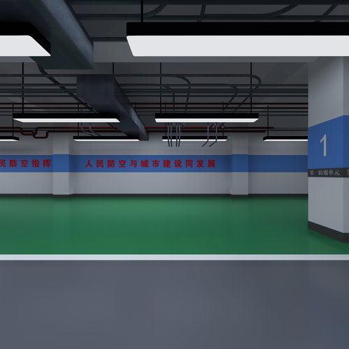 禹州市政府东配楼人防地下室