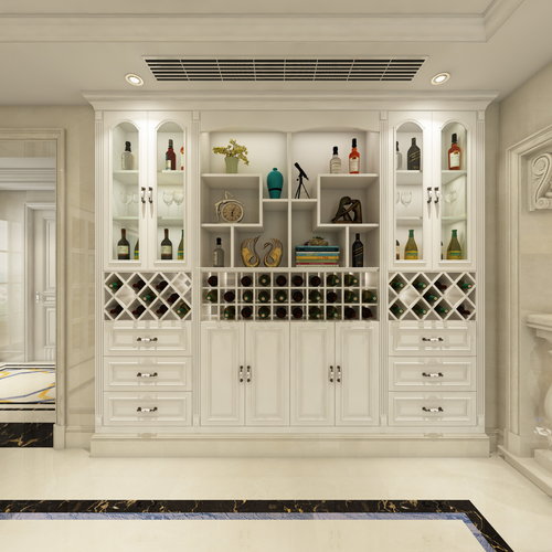 李工 欧式石材酒柜制