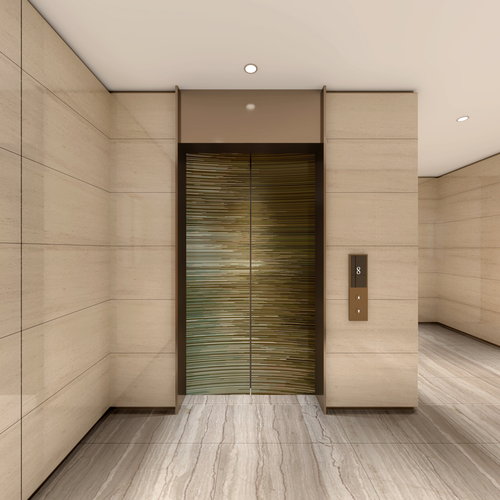 润达公园里高层住宅标准层公区