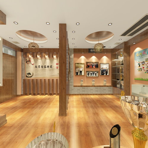 云阳县泥溪小学陈列室室内装饰