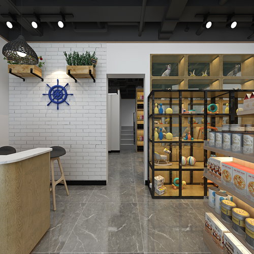 宠物店全景