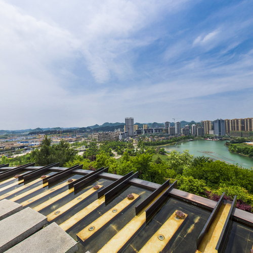 泉湖公园全景摄影