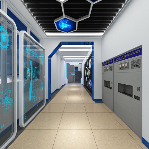 漕泾小学 科技长廊 教工之家 装饰设计