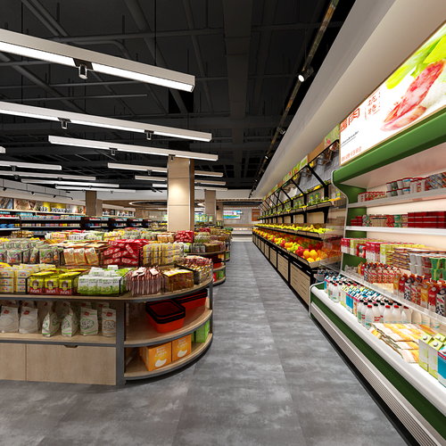 超市全景