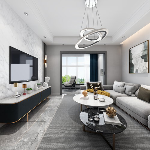 现代全景客餐厅