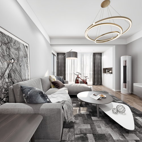 现代全景客餐厅