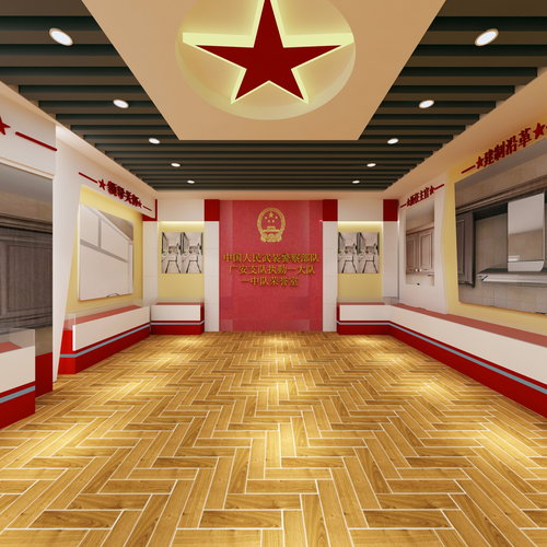 广安支队执勤一大队一中队荣誉室