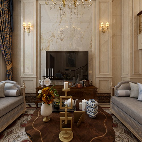 台州一振天装饰小康型排屋效果图