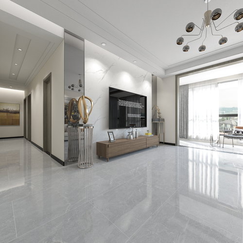 新化欧神诺——金沙绿岛轻奢风格地砖工字铺