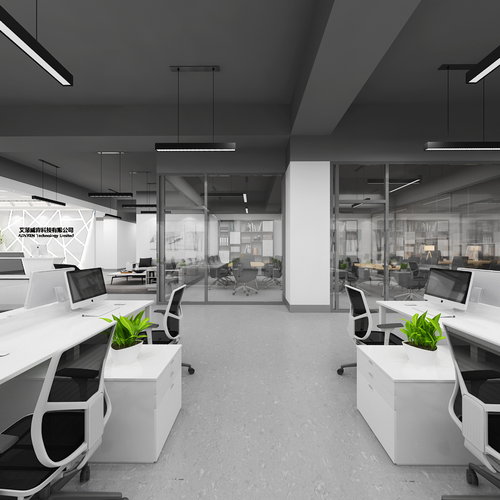 灰色调办公室720