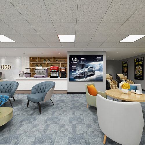 汽车美容休息区