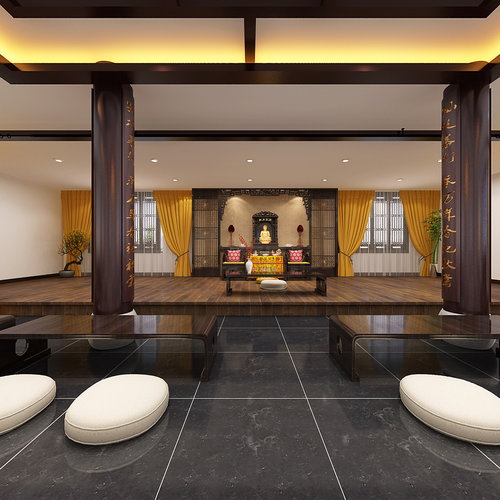 禅意讲经堂#  刘延琪183650463033762星迹设计