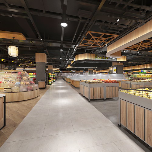 德民乐超市全景