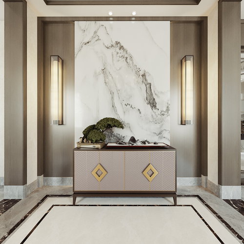 洲泉自建别墅-新中式