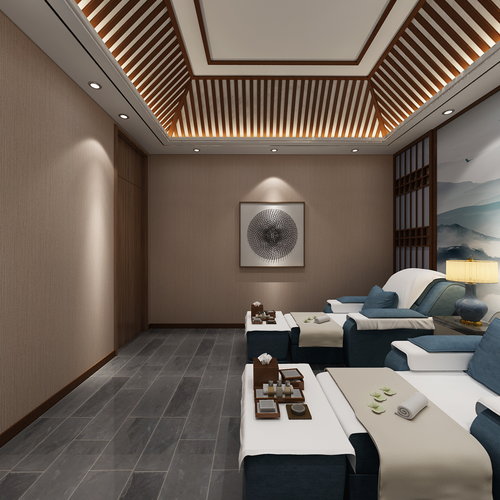 工装-新中式足浴店包间(18055134915)