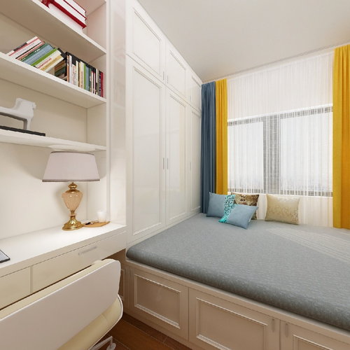 姚总书房兼客房