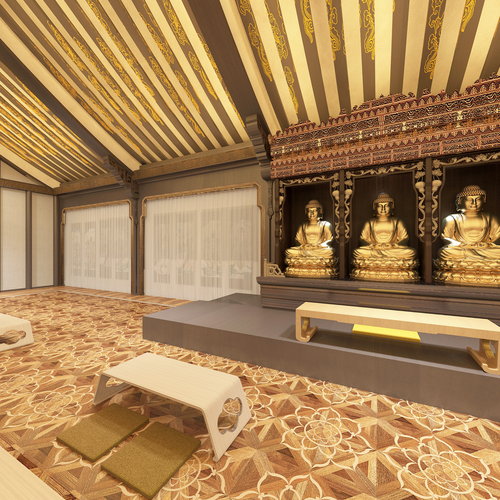 金山水陆法会——讲经堂