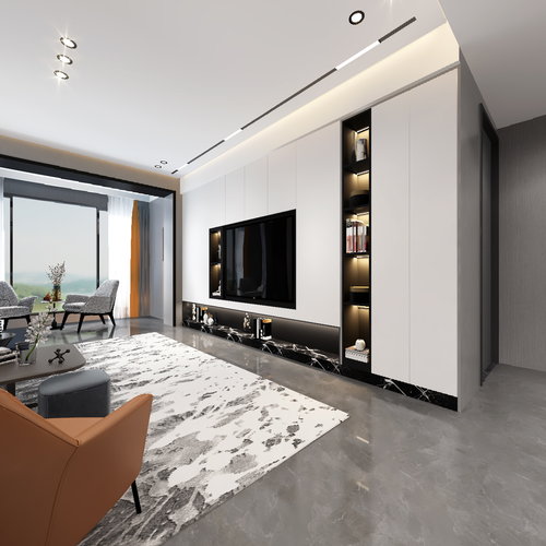 刺桐壹号2号楼蔡总雅居——港式极简风