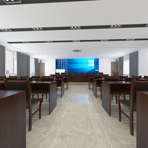 淮安区教体局智慧教育展示大厅装修方案2