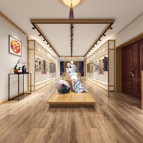 全景现代工业旗袍店