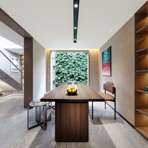 锦绣之城徐总地下室茶室---无界设计