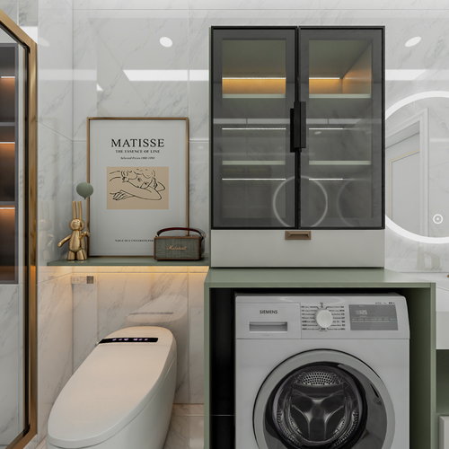 镇赉冠珠大理石瓷砖卡拉拉白,307,卫生间