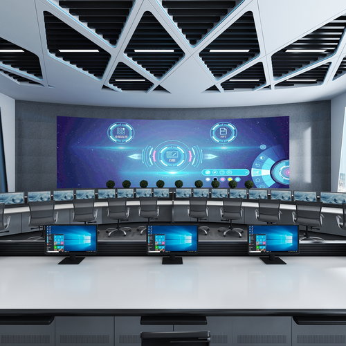 信阳钢铁金港能源有限公司中控室