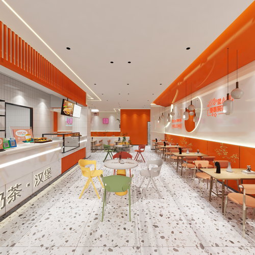 乐光奶茶 · 汉堡店