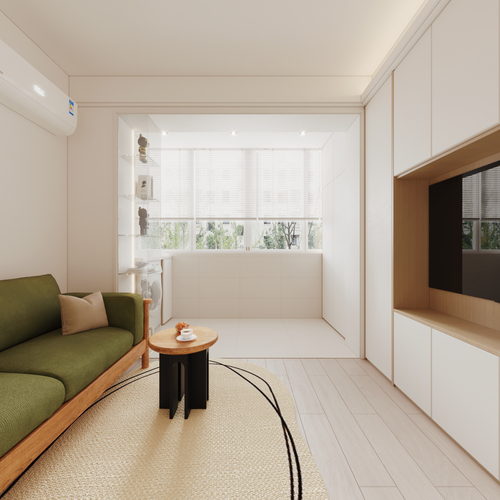 日式单身公寓全景3d模型