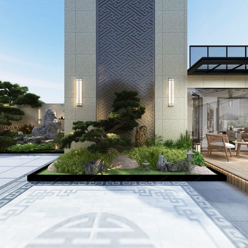 皖投尊府17栋101庭院