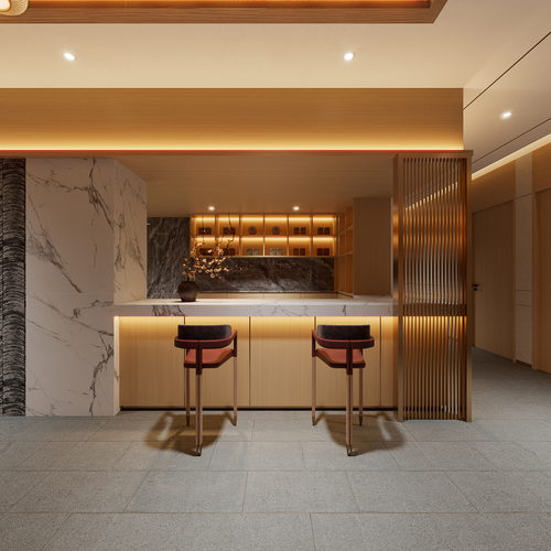 新中式酒店全景