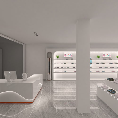 董店 左右脚鞋店 效果图